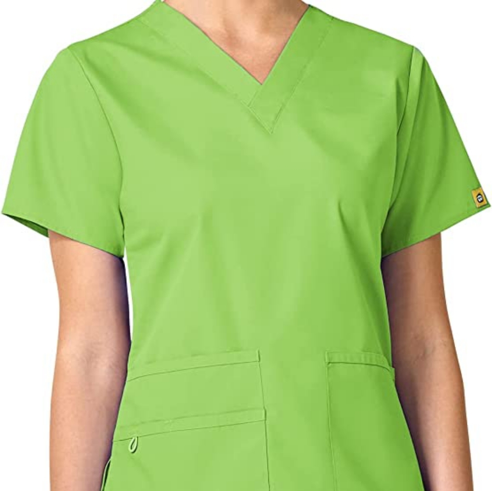 Green Women's V-Neck Tank Top